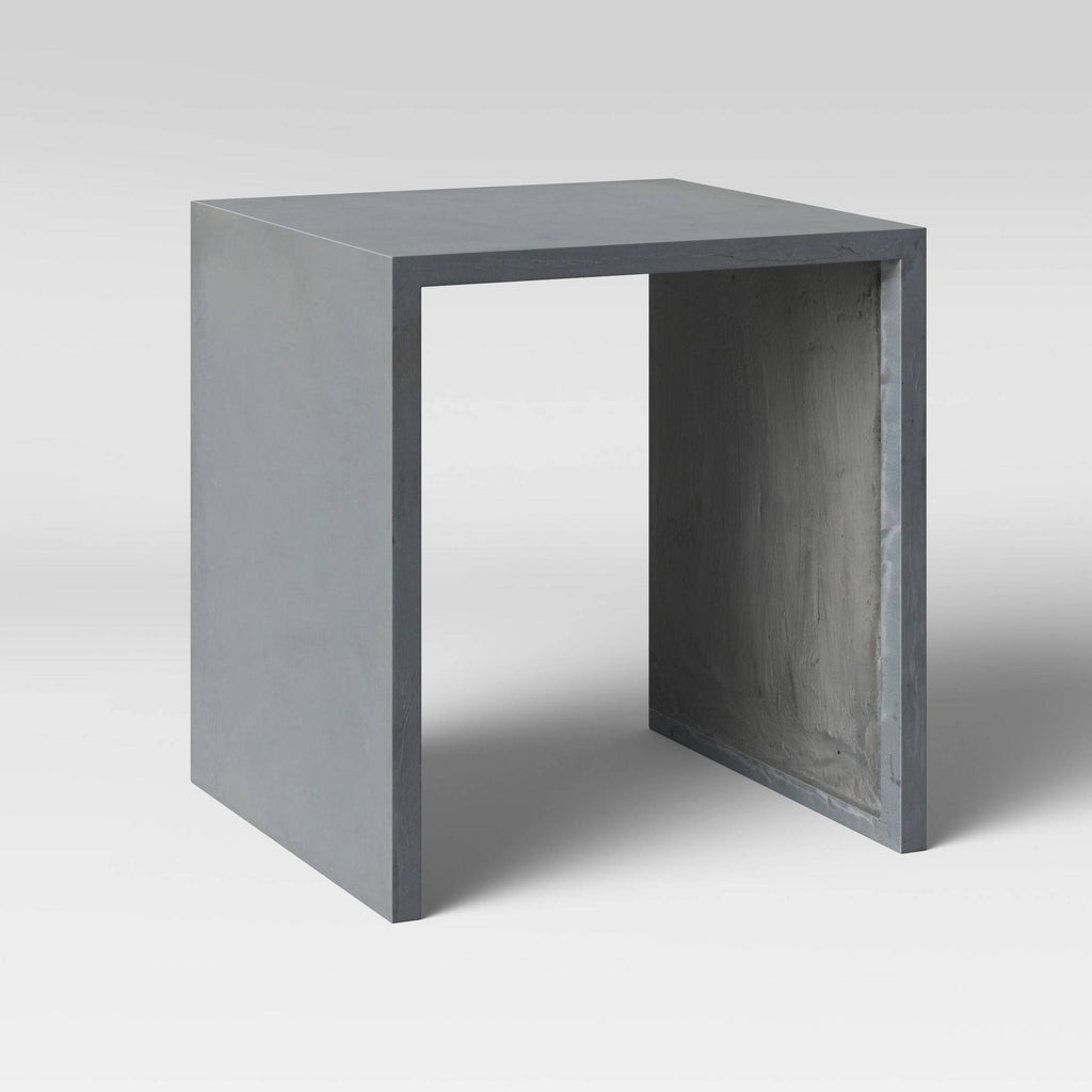 Concrete Patio Accent Table H315