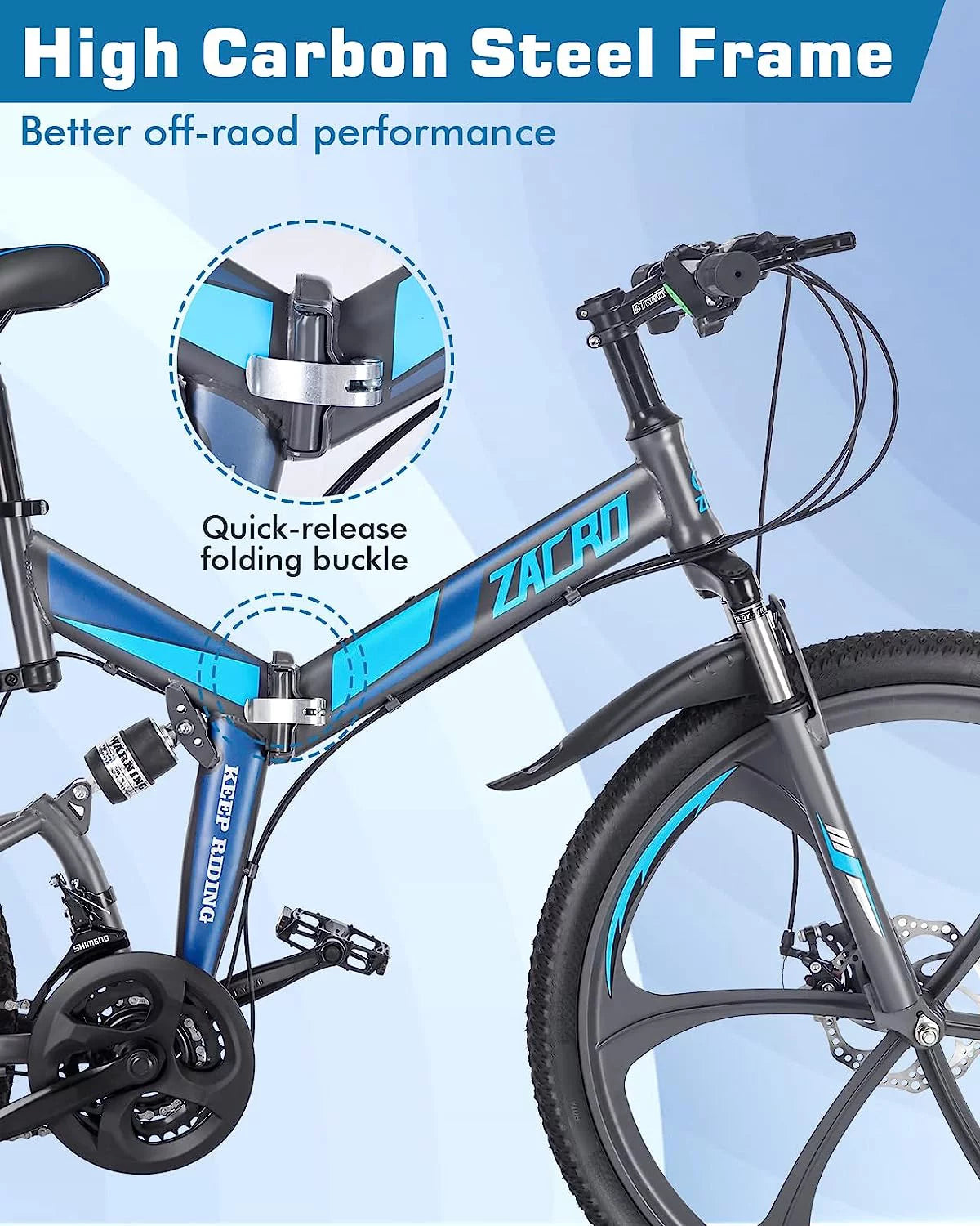 26 Inch 24 Speed Dual Disc Brake Mountain Bike X981