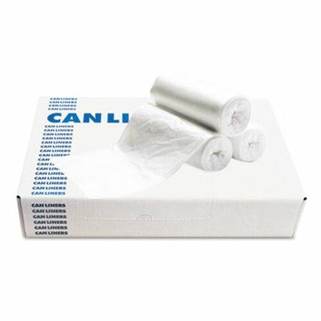 56 Gal 0.6 Mil White Waste Can Liners I99631
