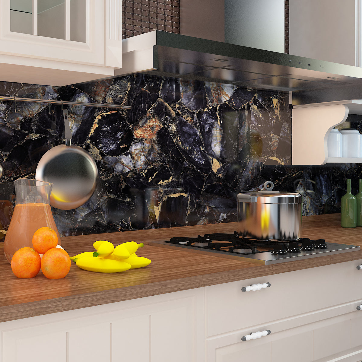 Blue Marble Contact Paper for Walls Kitchen Cover Table Vinyl Waterproof T317701