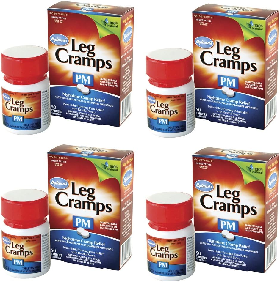 50 ct Pack of 4 Leg Cramps PM Tablets S99273