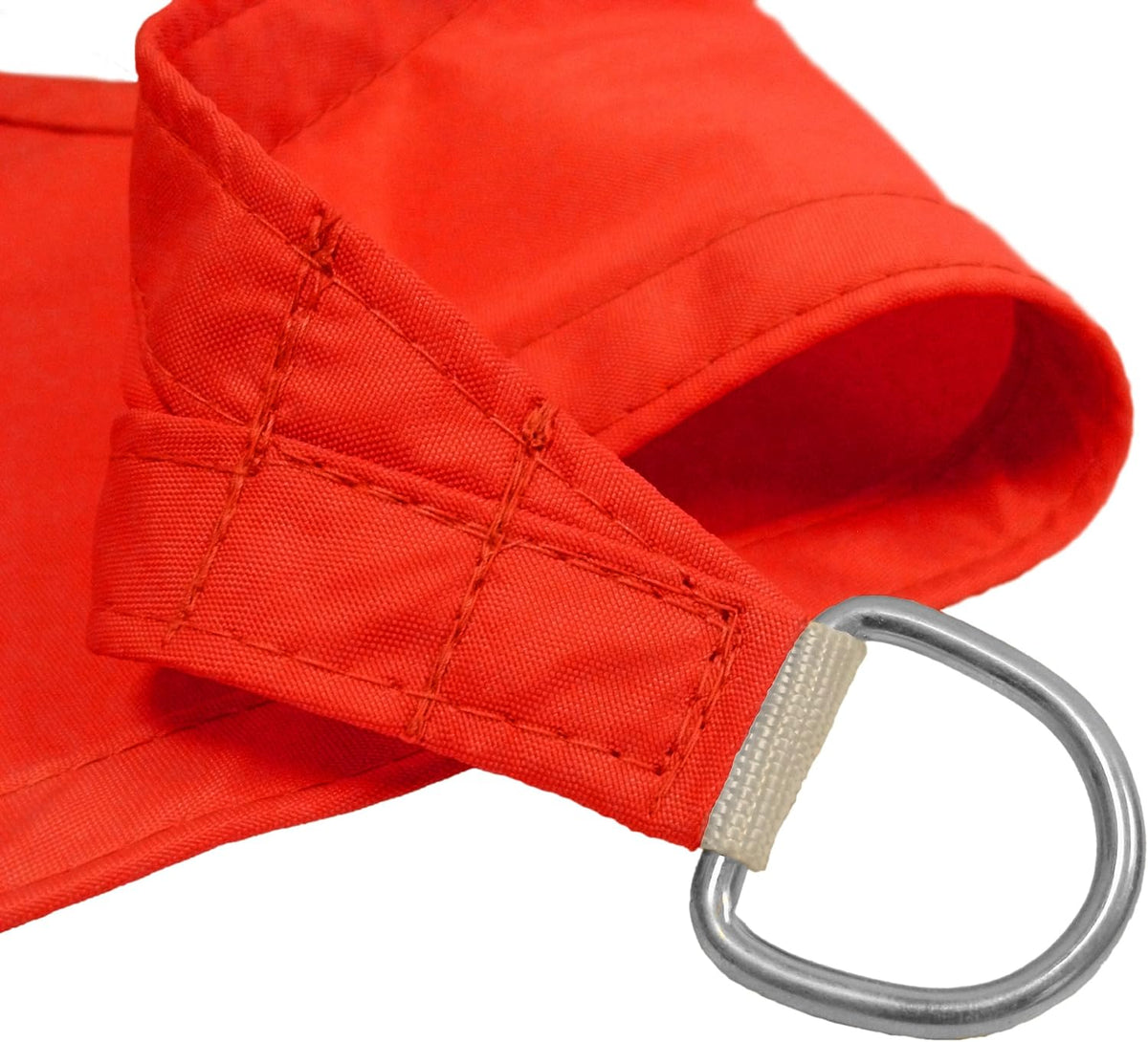 Waterproof Red Sun Shade Sail Canopy 9ft 10 x 6ft 7 Rectangle X5907
