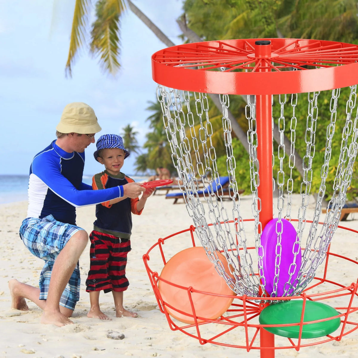 Portable Disc Golf Practice Basket V288