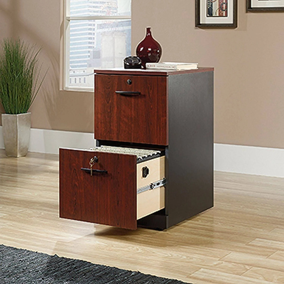 2-Drawer File Cabinet, Classic Cherry L2062