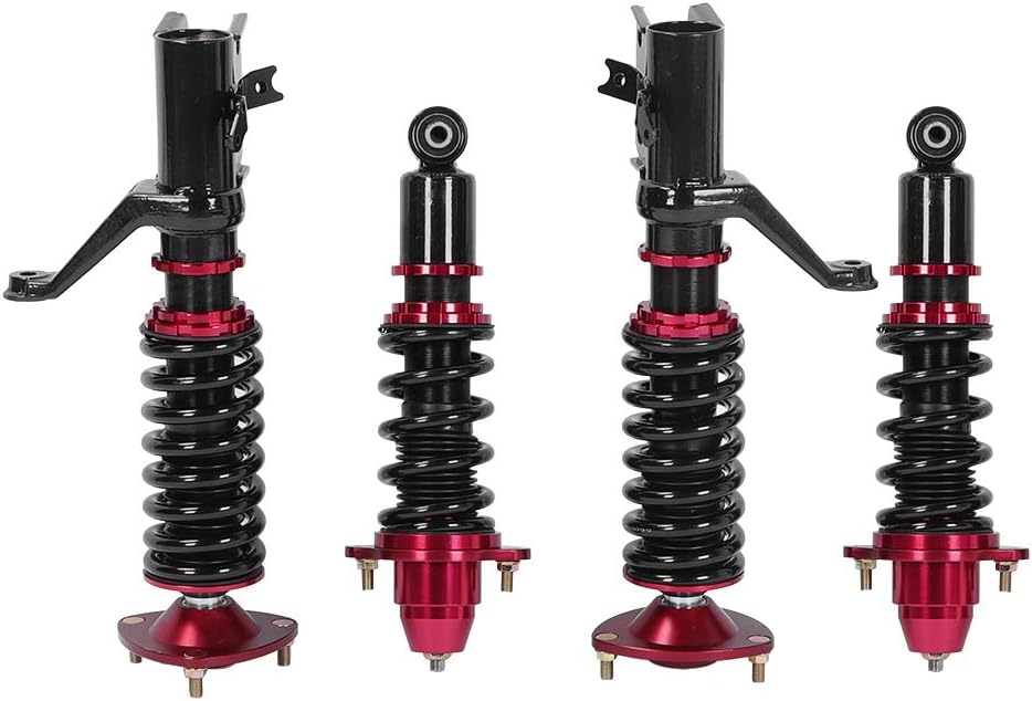 2 Front + 2 Rear Metal Damper Strut Coilover Suspension Kit X910