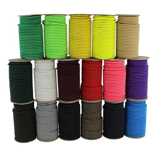 1/4 inch Silver Dacron Polyester Shock Cord 500ft R1591