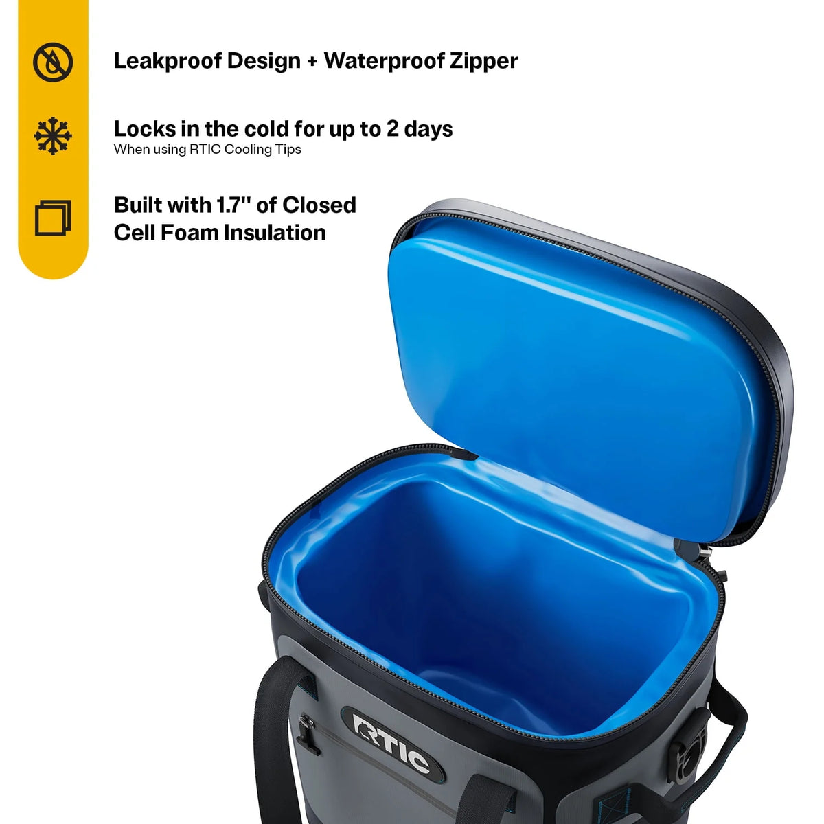 20 Can Soft Pack Cooler with Waterproof Zipper Z8589