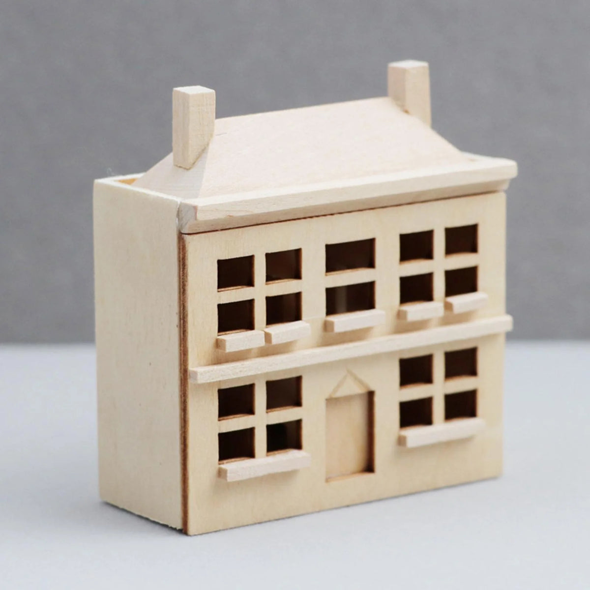 1/12 Unpainted Miniature Dollhouse Villa H53214