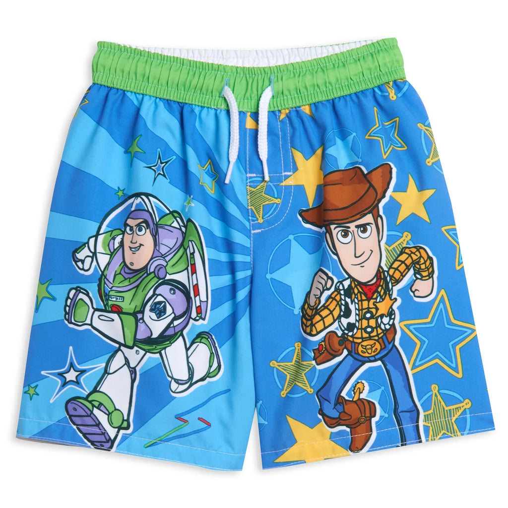 Toddler Boys Rash Guard and Swim Trunks Outfit Set Light Blue 4T X3555