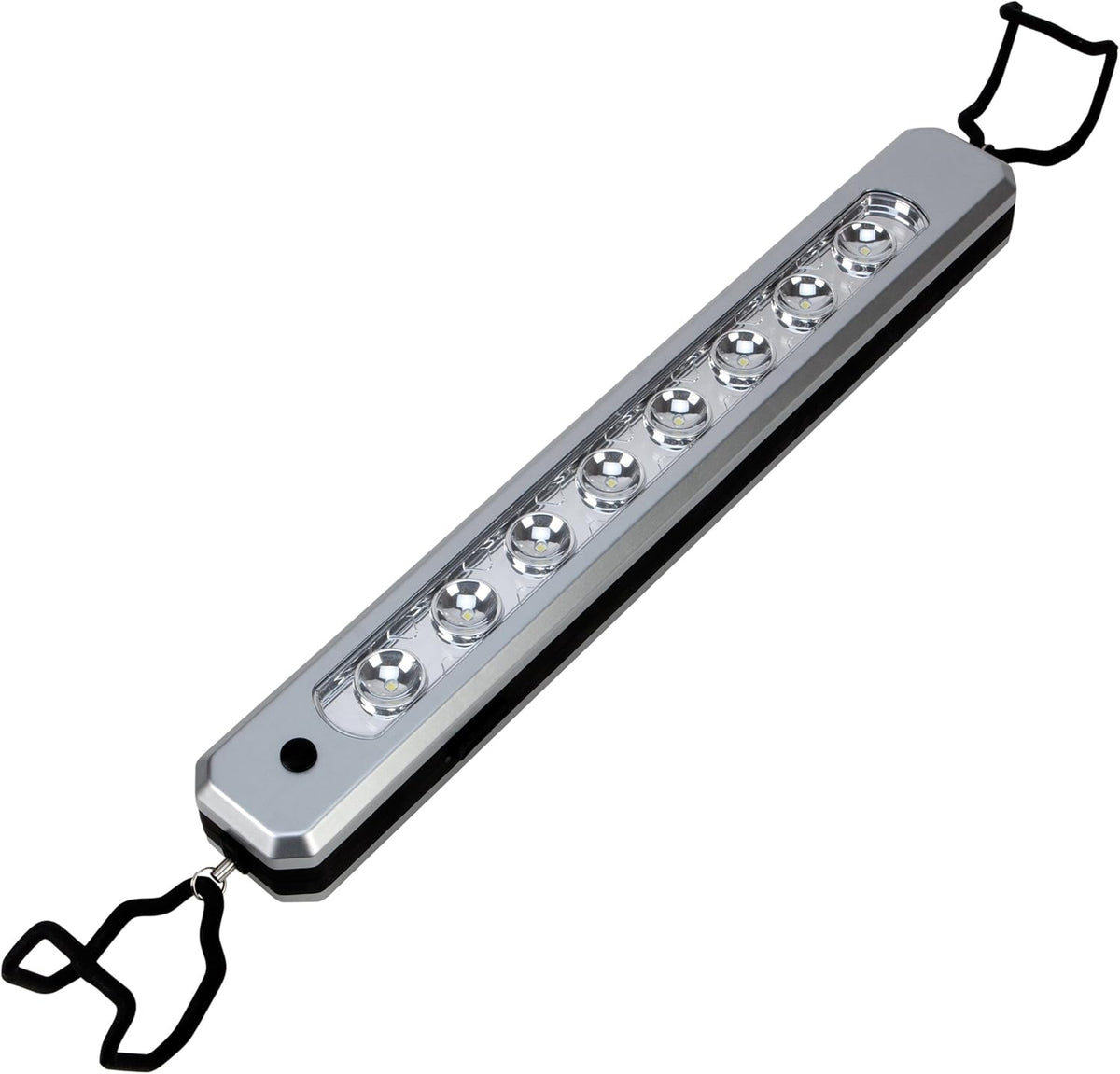 18" 500 Lumen LED Rechargeable Work Light with Retractable Steel Cables, Pack of 2 O636