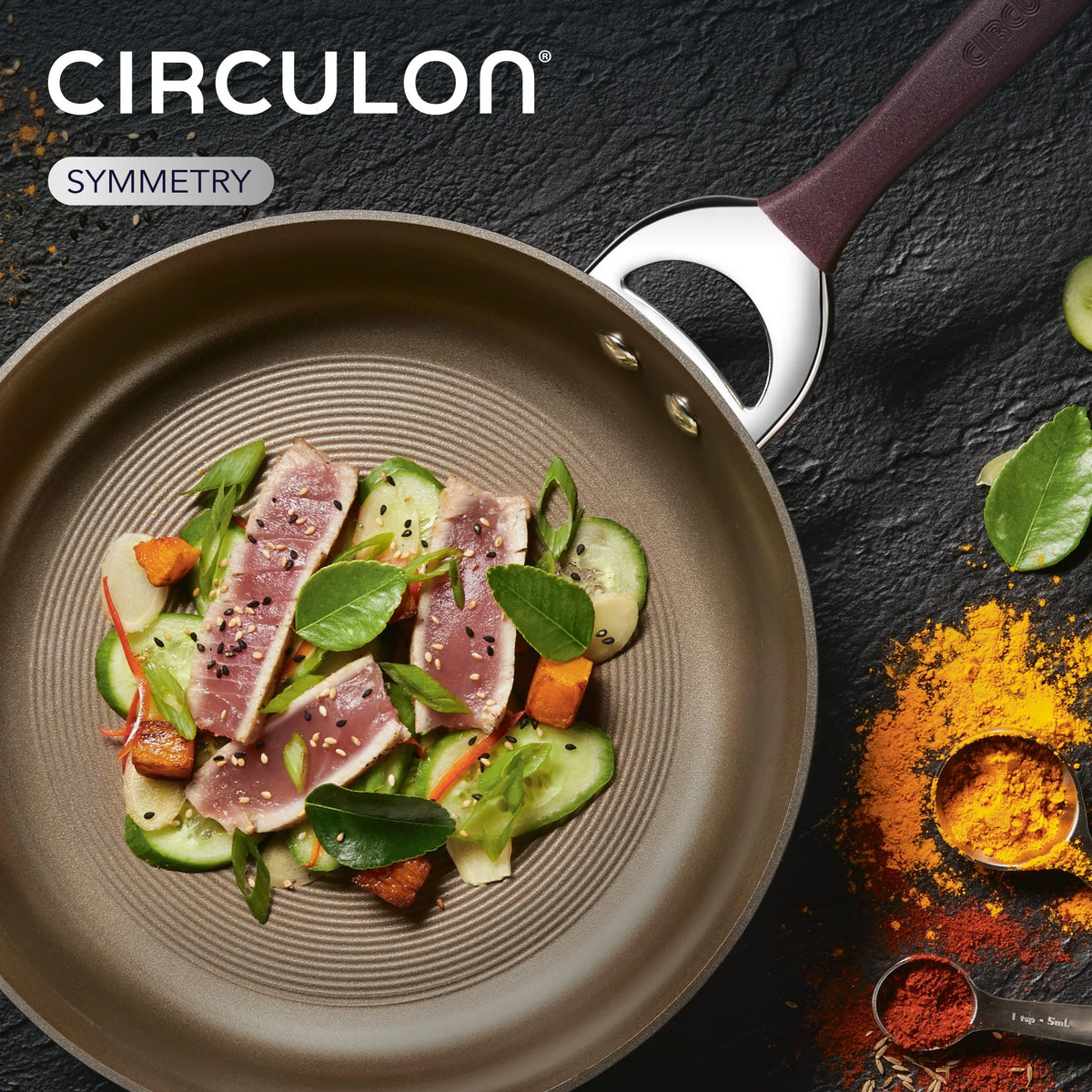 10" and 12" Hard-Anodized Nonstick Fry Pan Set G210