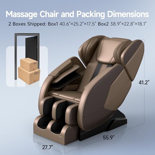 Black and Gray Full Body Zero Gravity Shiatsu Massage Recliner T868