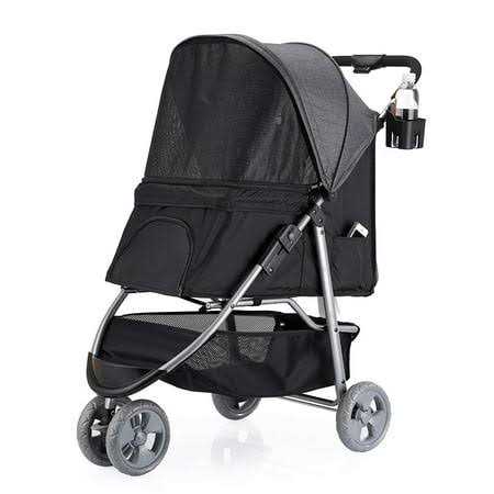 3 Wheel Pet Strollers for Small Medium Dogs & Cats X864