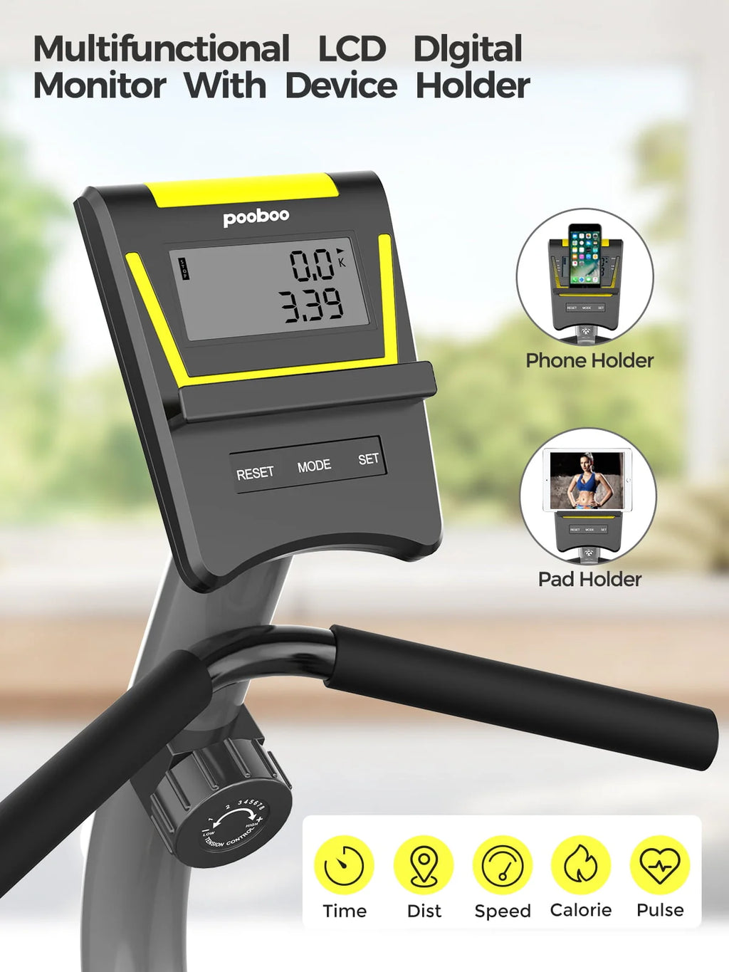 Recumbent Exercise Bike Belt Drive Indoor Cycling Bike C570