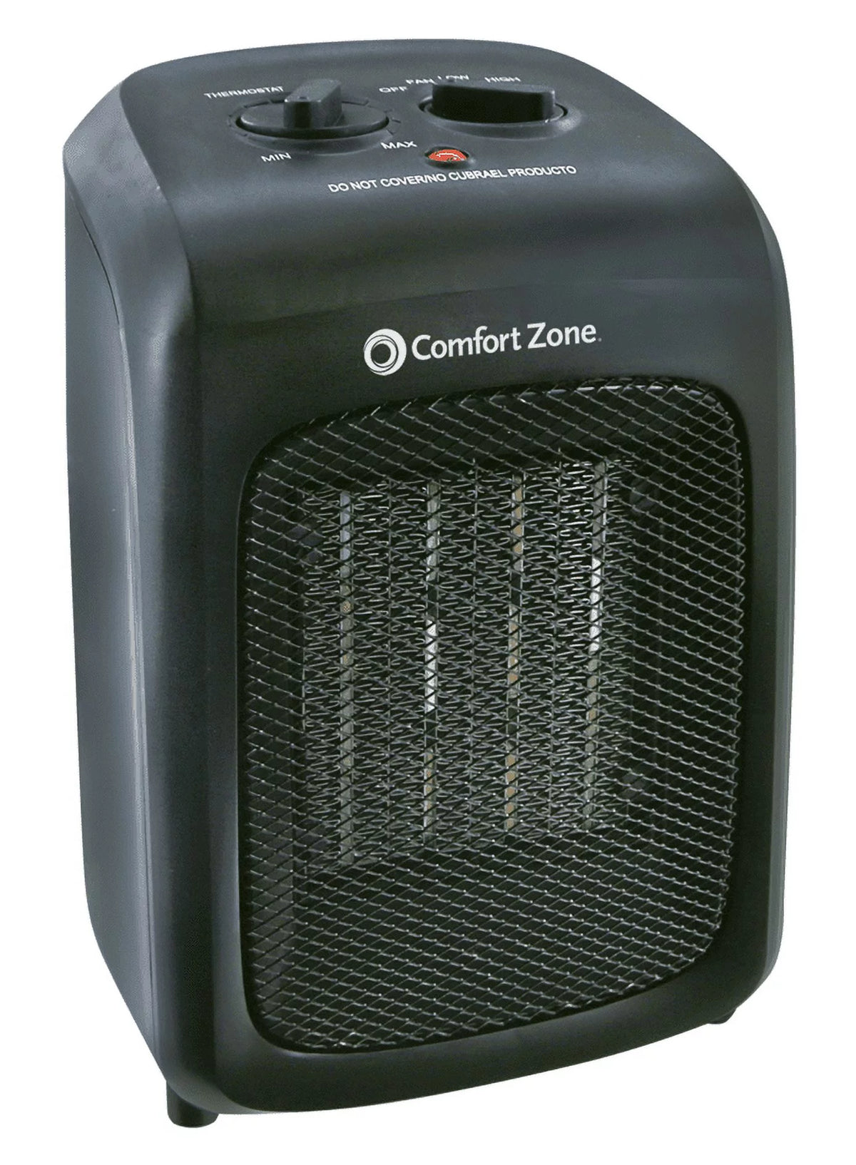 Black Ceramic Heater with Fan Only Option K191800
