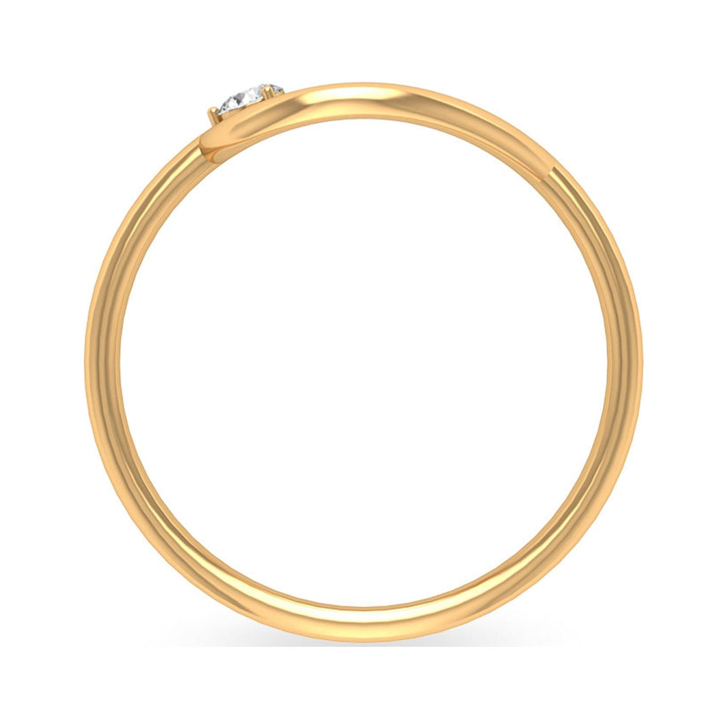 18K Yellow Gold Open Teardrop Ring X97468