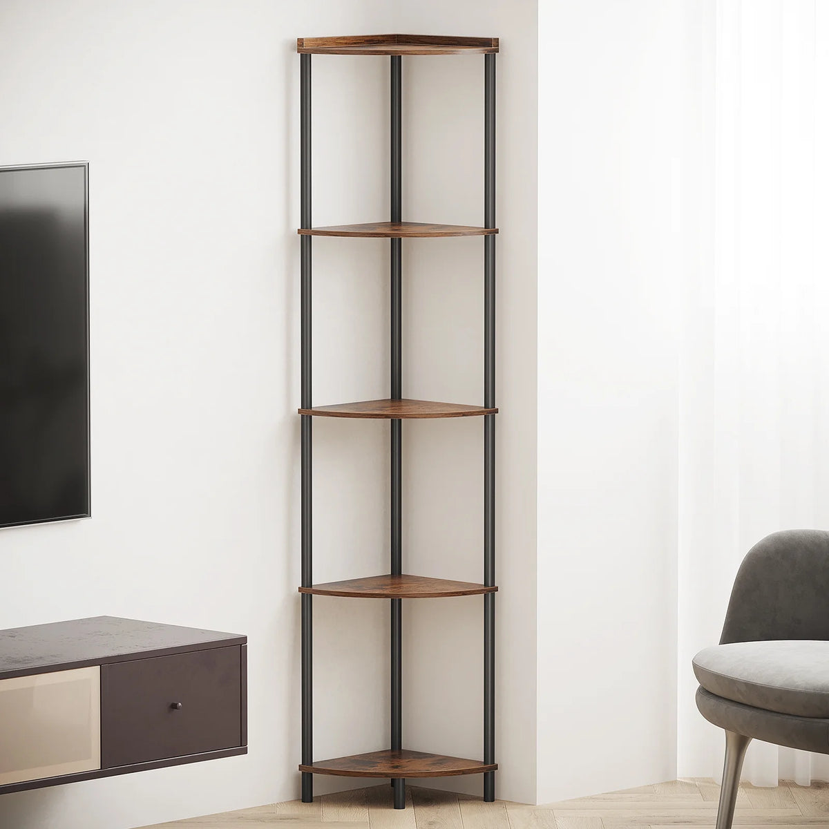 5 Tier Corner Shelf Stand M378304