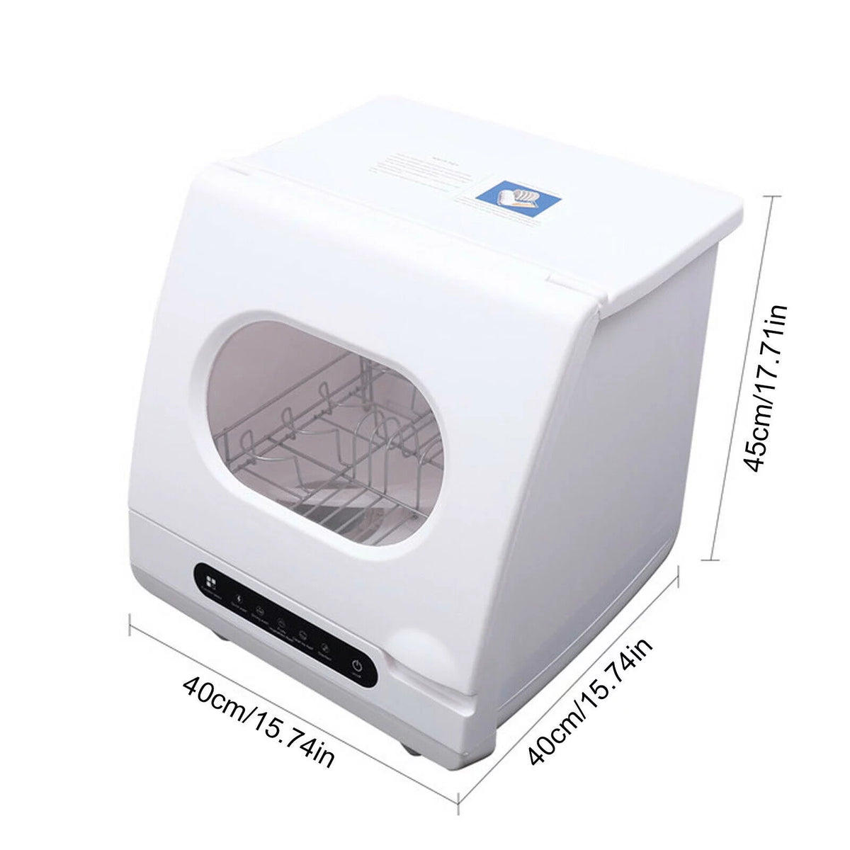 1200W Portable Countertop Electric Dishwasher S405326