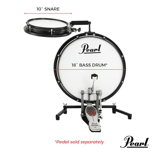 Compact Traveler Drum Set 18" Bass Drum & 10" Snare Drum with Bag A645