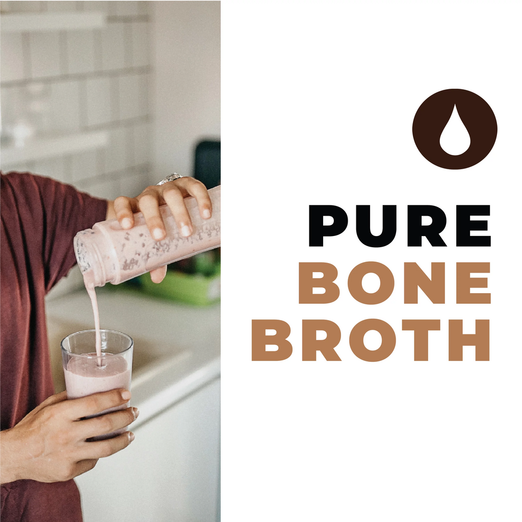 Organic Bone Broth Protein Powder, Chocolate, 2 Lb R972372