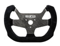 Carbon Suede Black Steering Wheel J3080