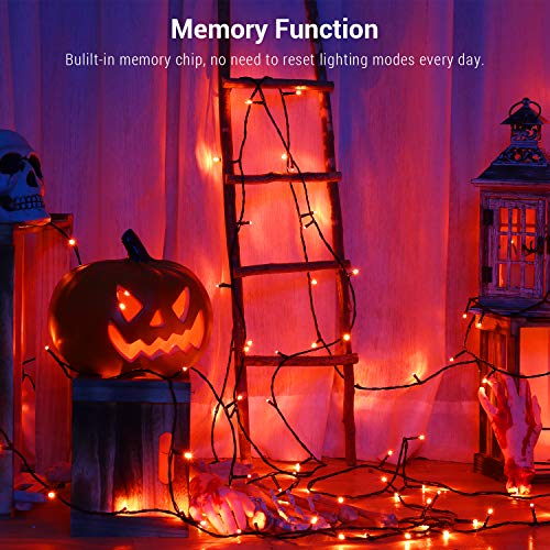 240 LED 78.74ft Orange Purple String Lights N9625