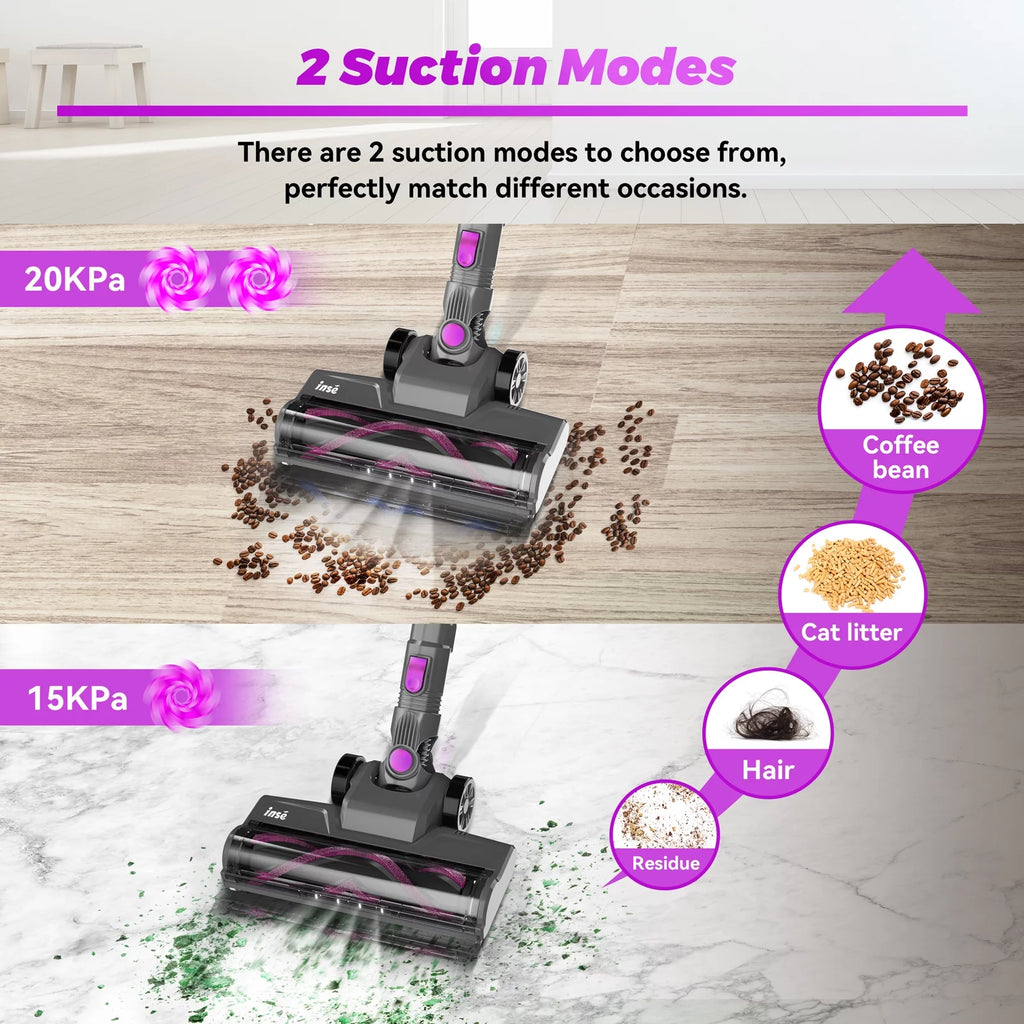 Cordless Stick Vacuum 6 in 1 Purple N7552