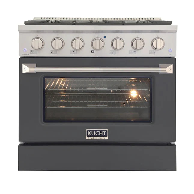 36 Propane Gas Dual Fuel Range with 4 Burners T8471