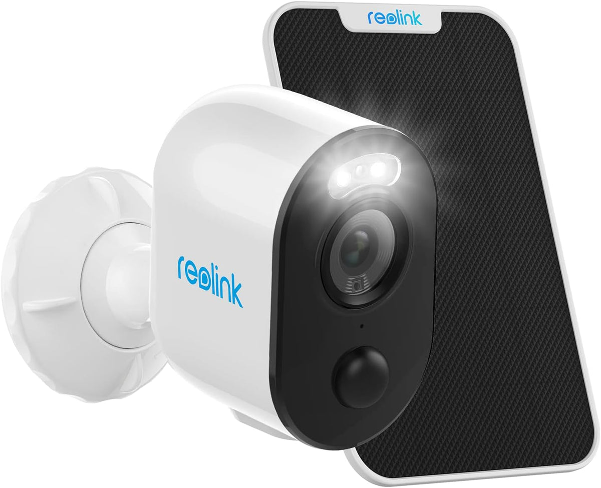 Wireless Battery Solar Powered 2K Resolution Security Camera with Spotlight R70775