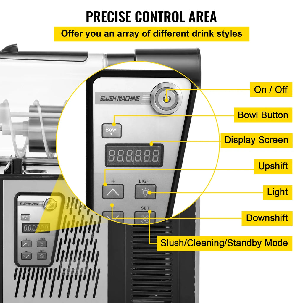 3L Stainless Steel Slushy Machine P656