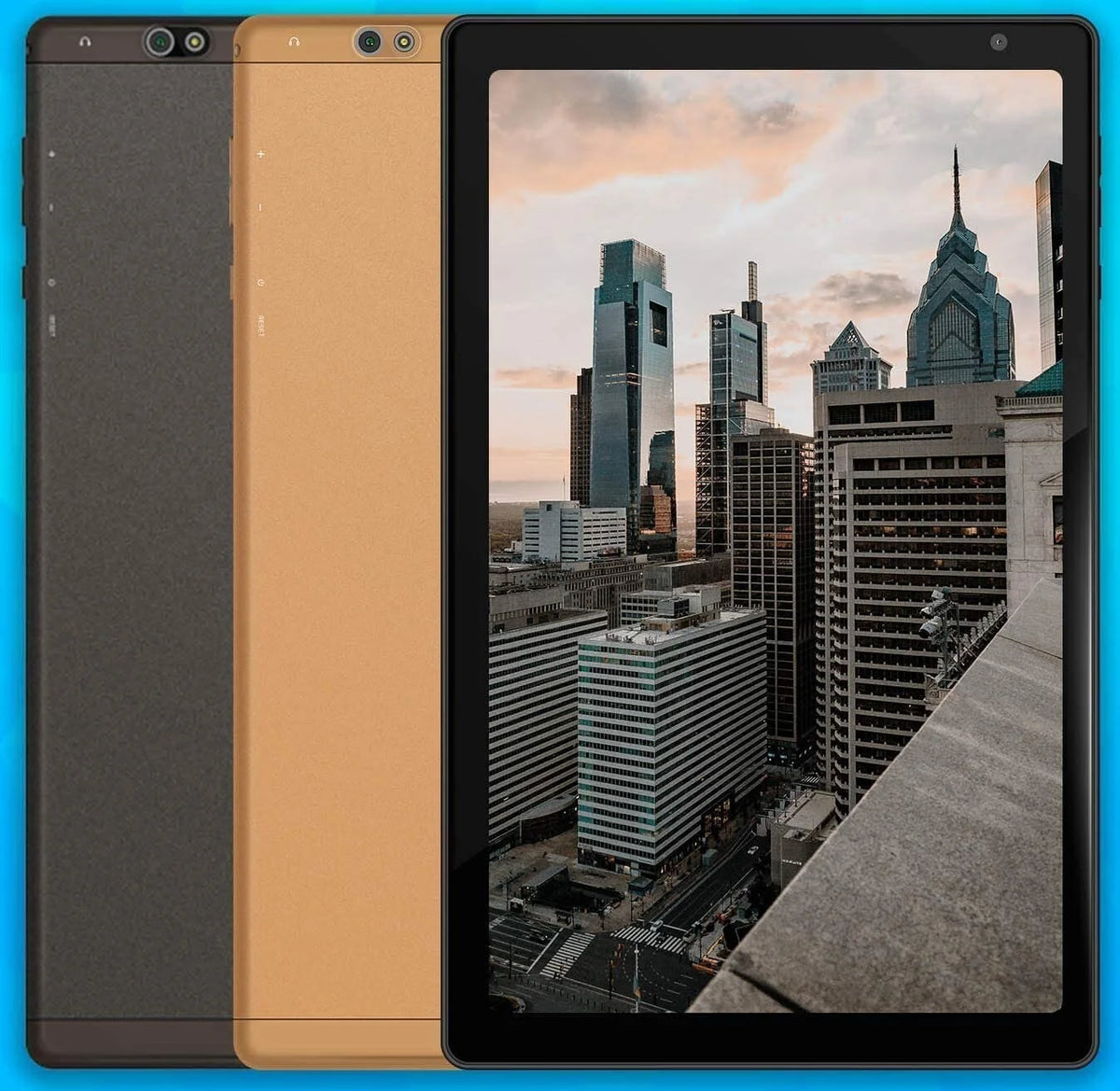 10.1” IPS Touch Screen Android Tablet, 32GB Storage (Dark Gray) O286475