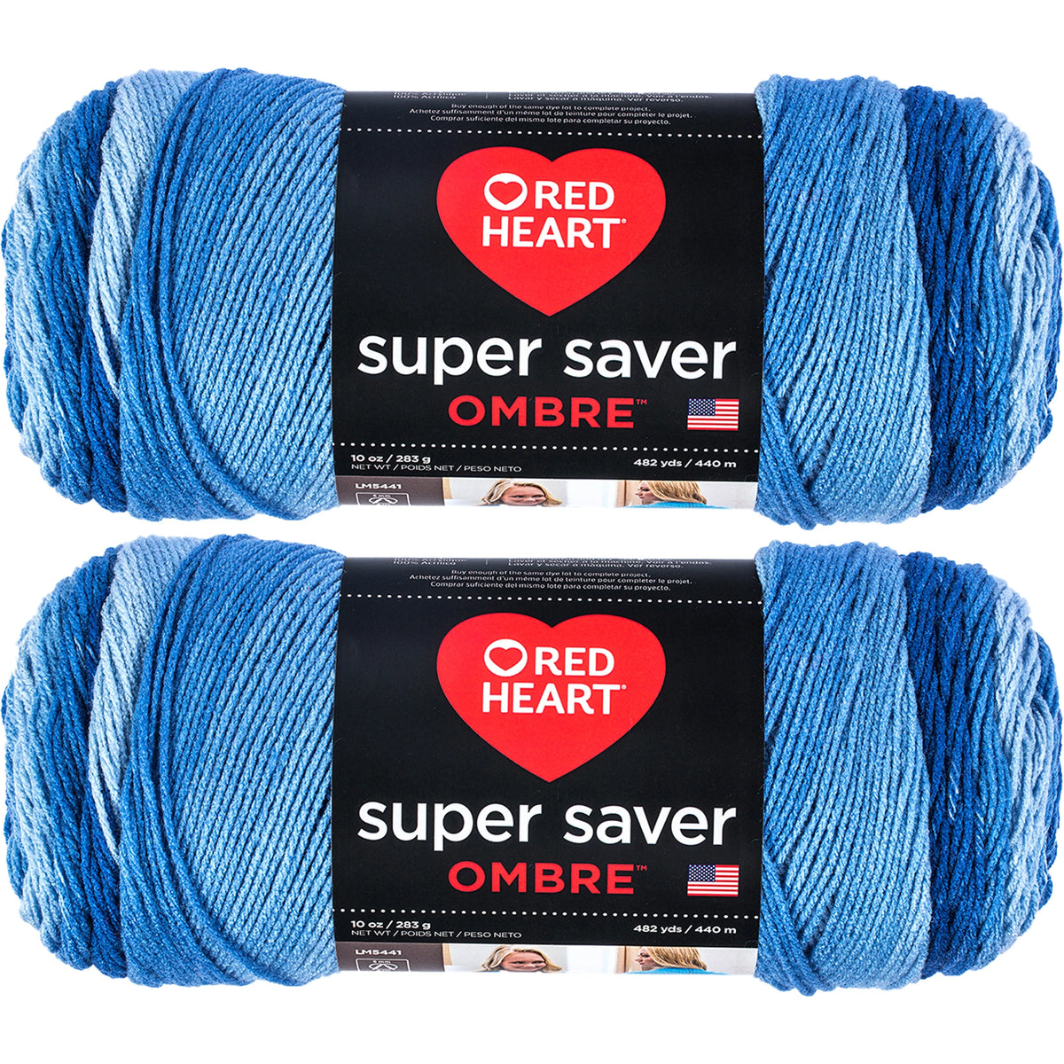 True Blue Ombre Yarn Multipack Of 2 B97895