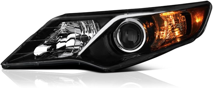 Chrome Housing Projector Headlight Assembly Driver & Passenger Side T8693