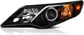 Chrome Housing Projector Headlight Assembly Driver & Passenger Side T8693