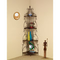 4-Shelf Corner Bookcase M8191