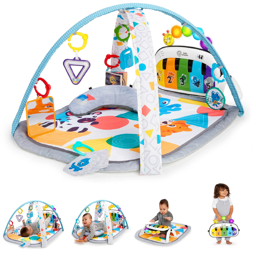 4-in-1 Baby Activity Gym & Tummy Time Play Mat with Piano D803