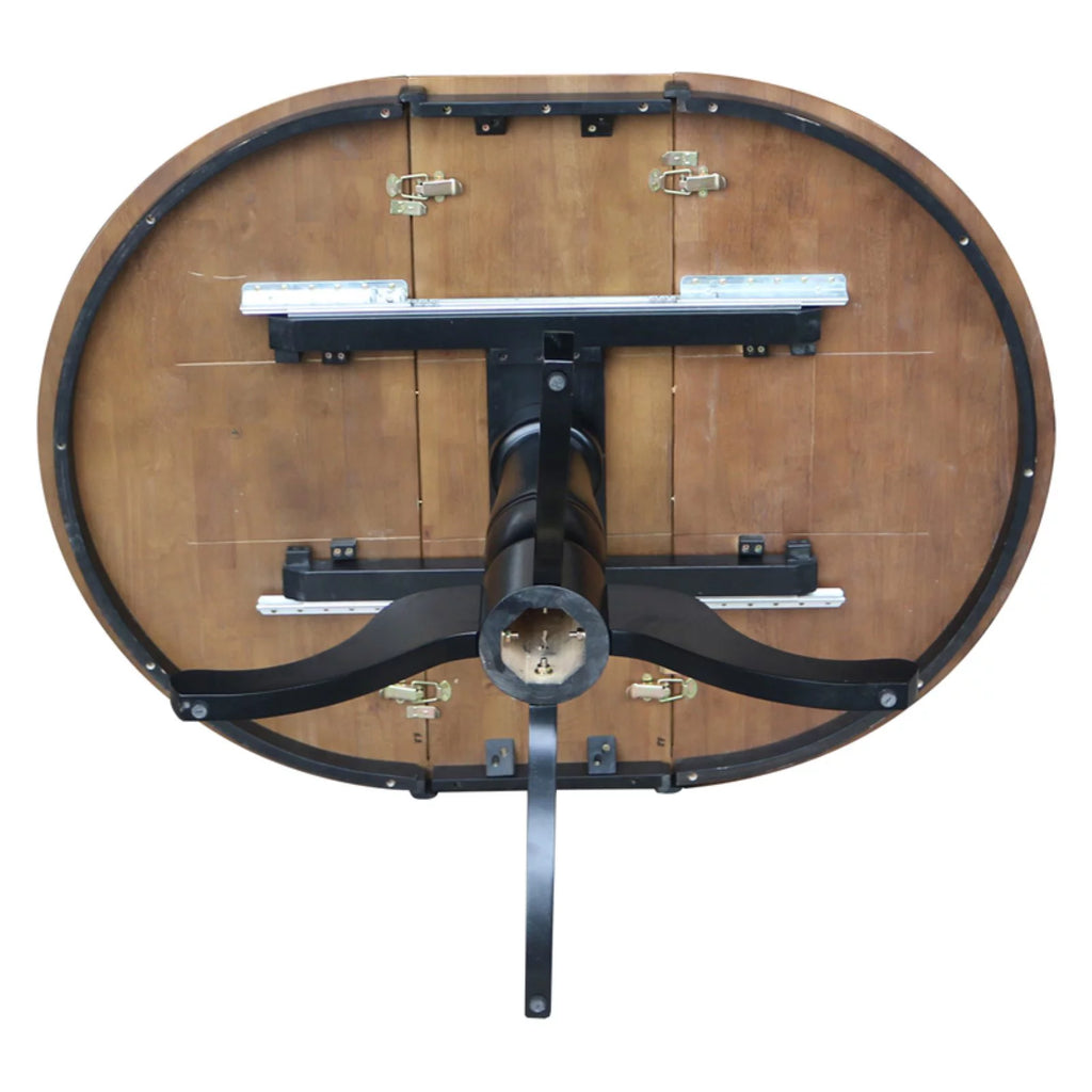 36" Round Top Pedestal Table with 12" Leaf K743