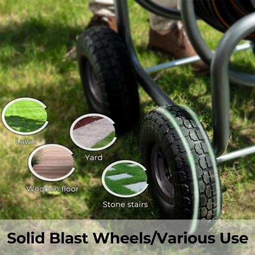 250-Feet 5/8" Hose Capacity Heavy Duty Hose Reel Cart U4085