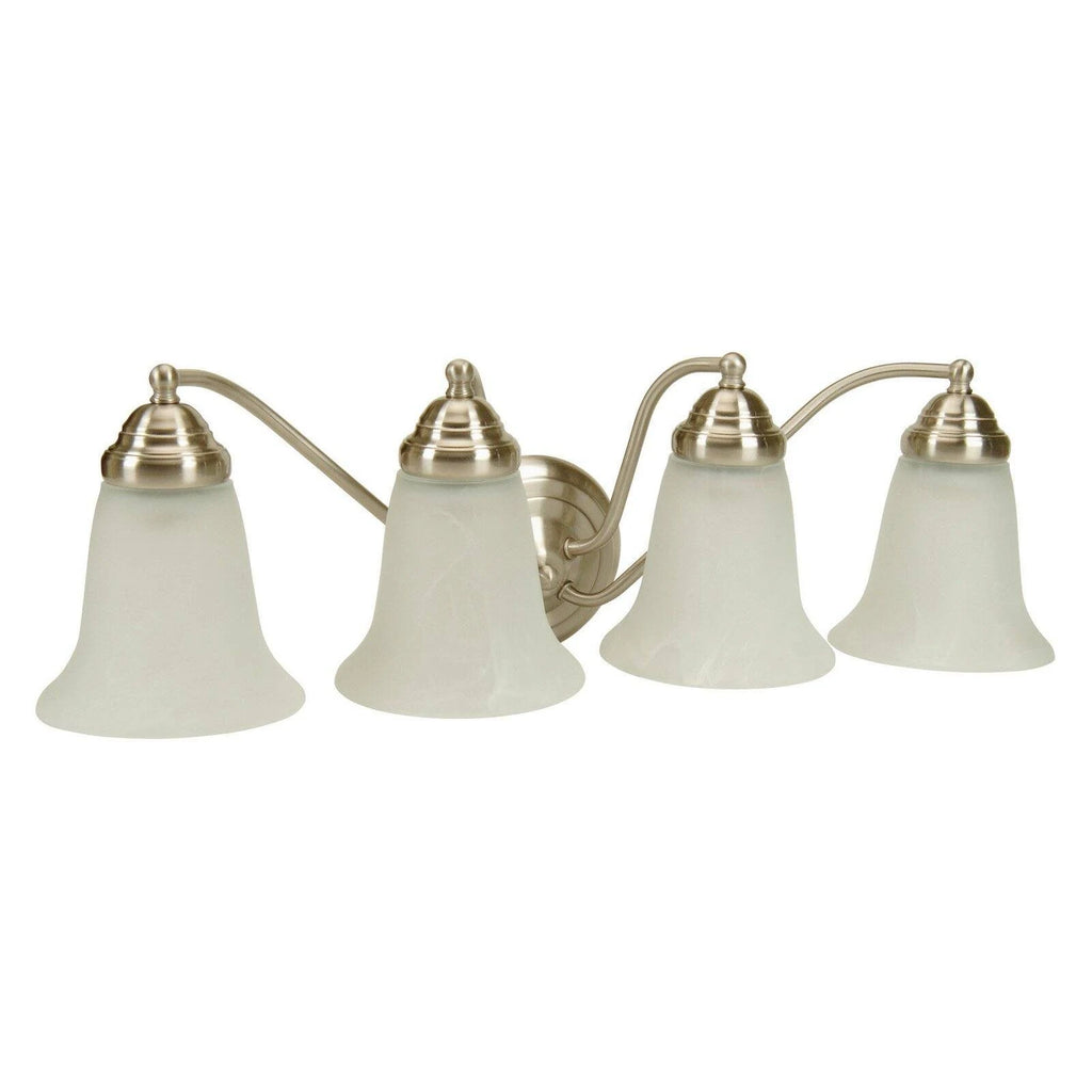 4 Light Vanity Brushed Satin Nickel H1087