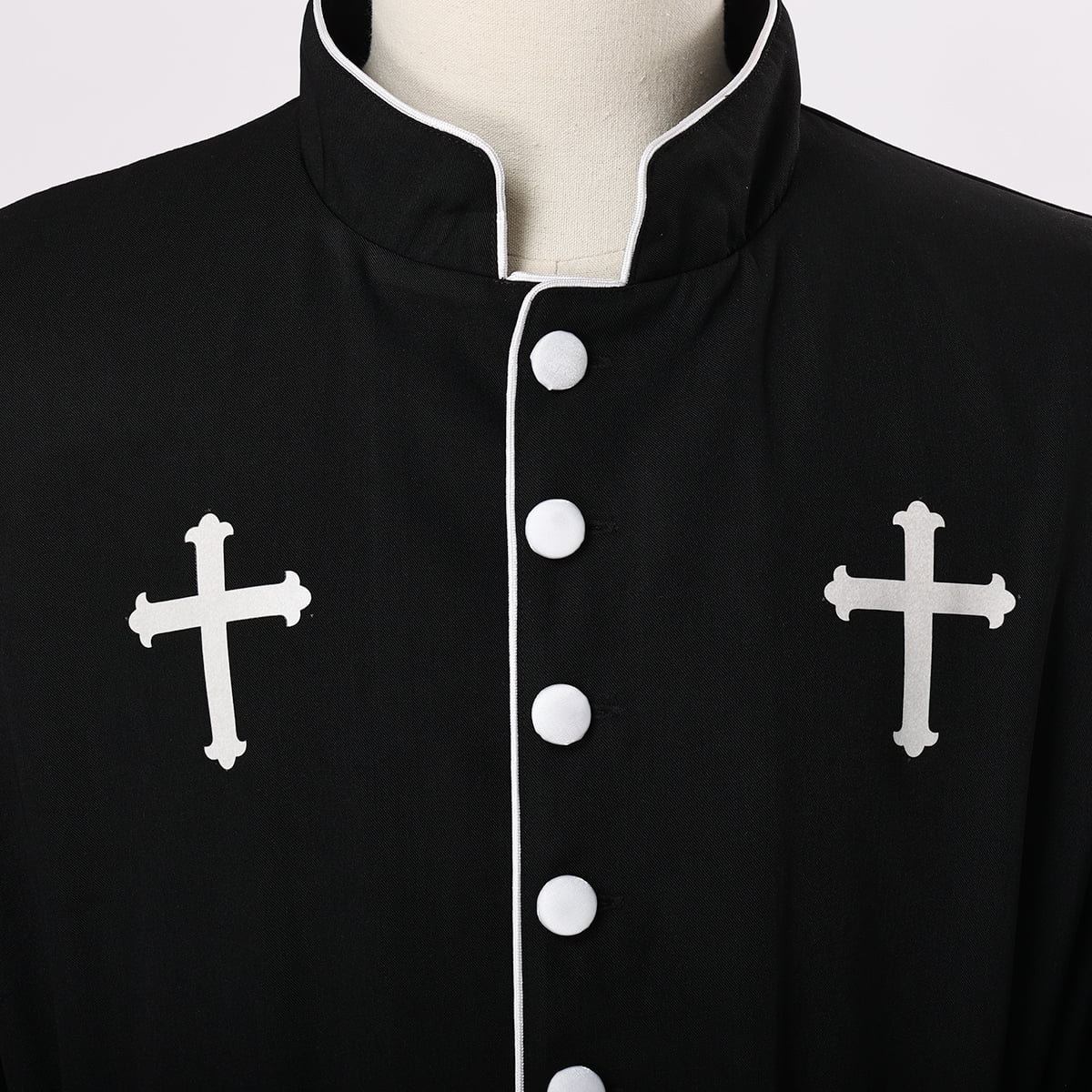 Mens Priest Cassock Robe with Belt E70421
