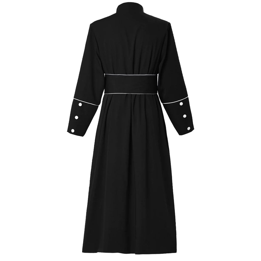 Mens Priest Cassock Robe with Belt E70421