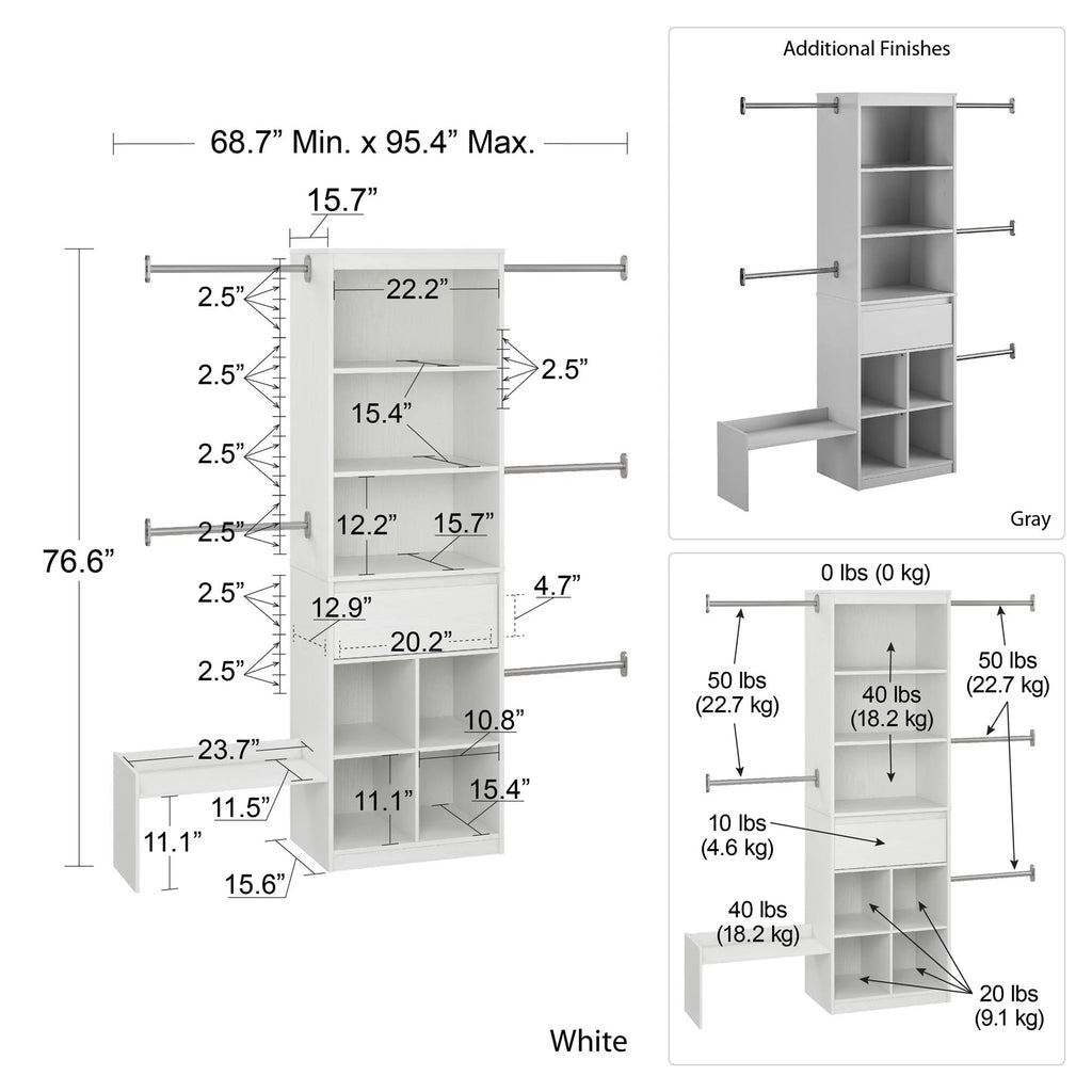 White Closet Y62481
