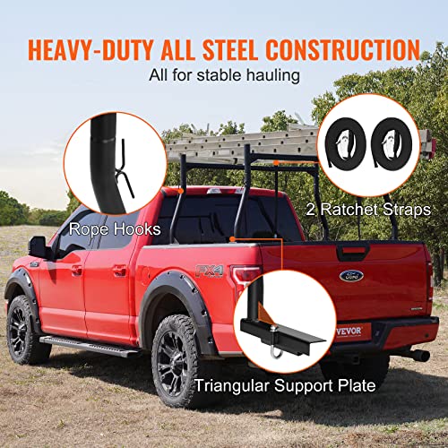 71in Aluminum Truck Rack with 8 Non-Drilling C-Clamps X674