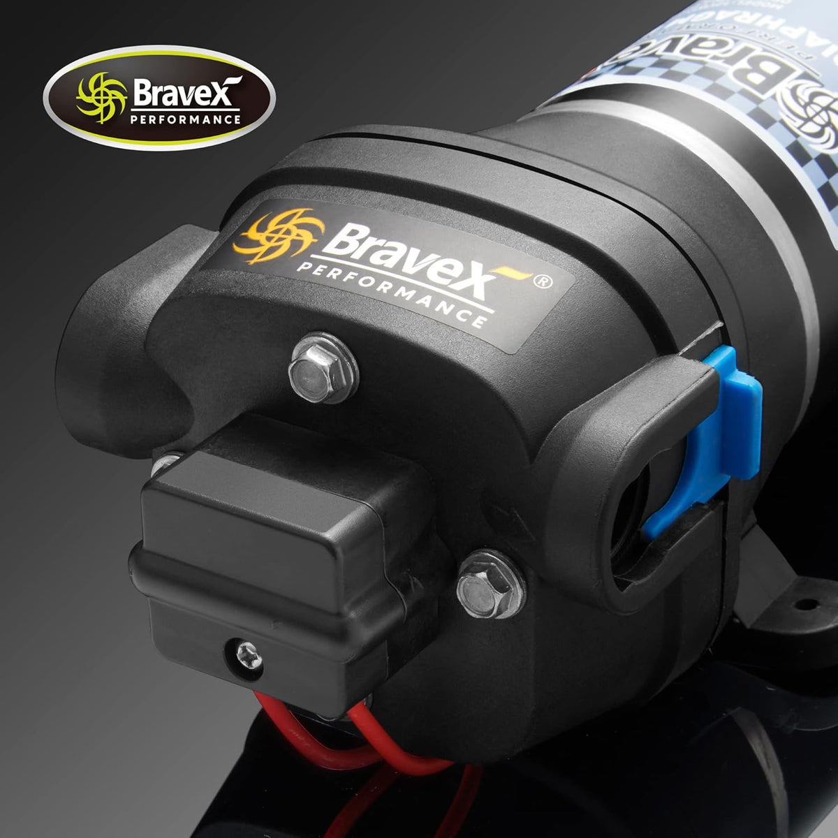 12V 5.2 GPM 40PSI Self Priming Water Diaphragm Pump with Pressure Switch M945