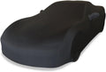 Dark Red Stretch Satin Indoor Car Cover W51449