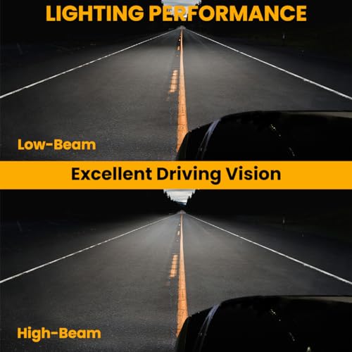 Chrome LED Dual Halo Projector Headlights for 2011-2014 Dodge Charger, Left + Right Pair Headlamps Assembly I520865