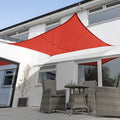 Waterproof Red Sun Shade Sail Canopy 9ft 10 x 6ft 7 Rectangle X5907