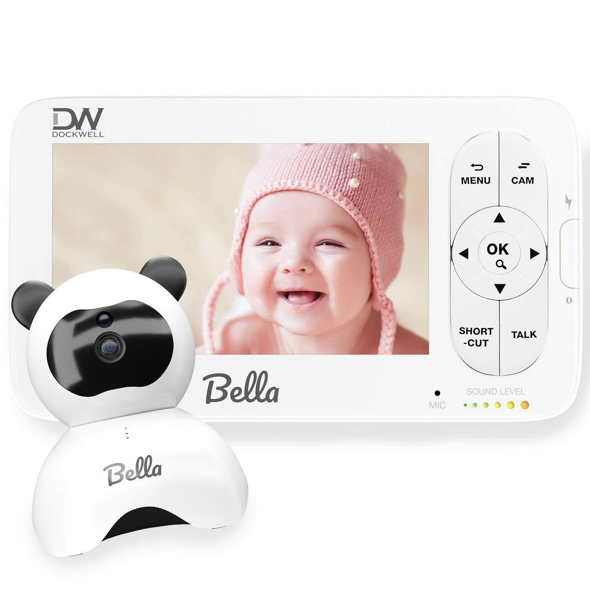 Video Baby Monitor 5 LCD Camera 2 Way Audio Night Vision V69483