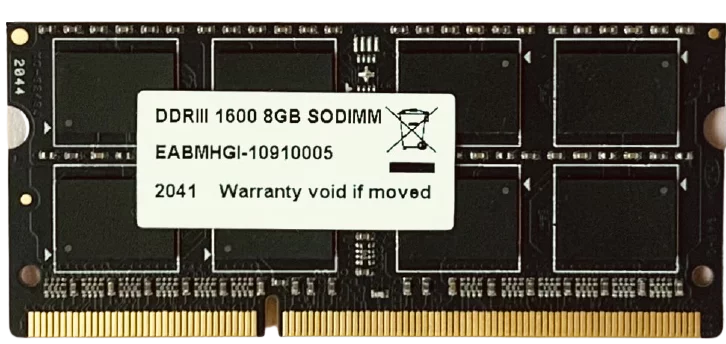 16GB DDR3 1600MHz Laptop SODIMM RAM A246