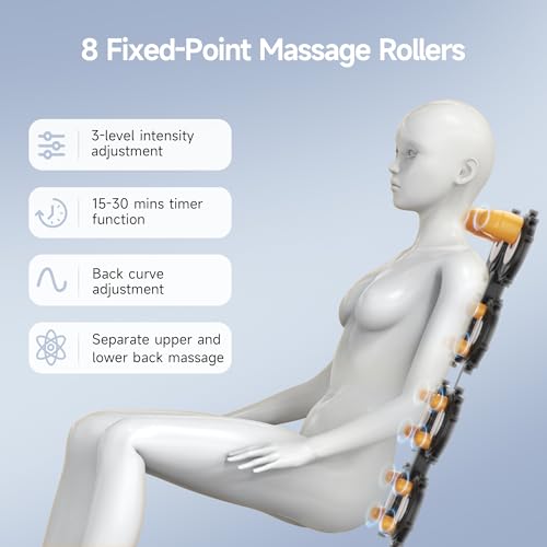 Black and Gray Full Body Zero Gravity Shiatsu Massage Recliner T868